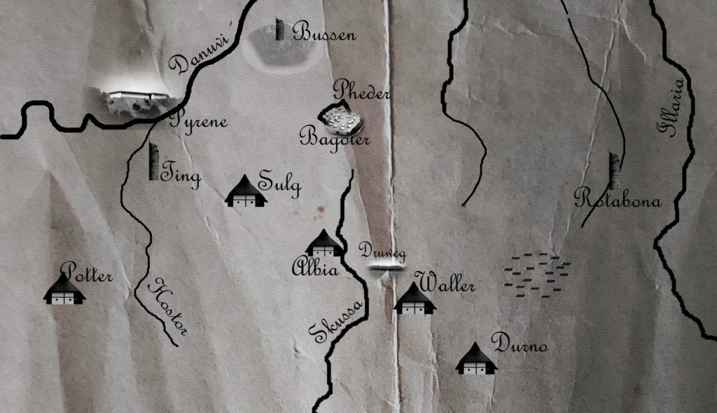 Neu im Sortiment: Die Karte der Heimat des Druidenlehrlings Cobromaro