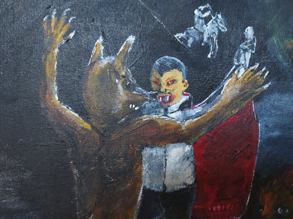 Werwolf-Vampir-Kampf