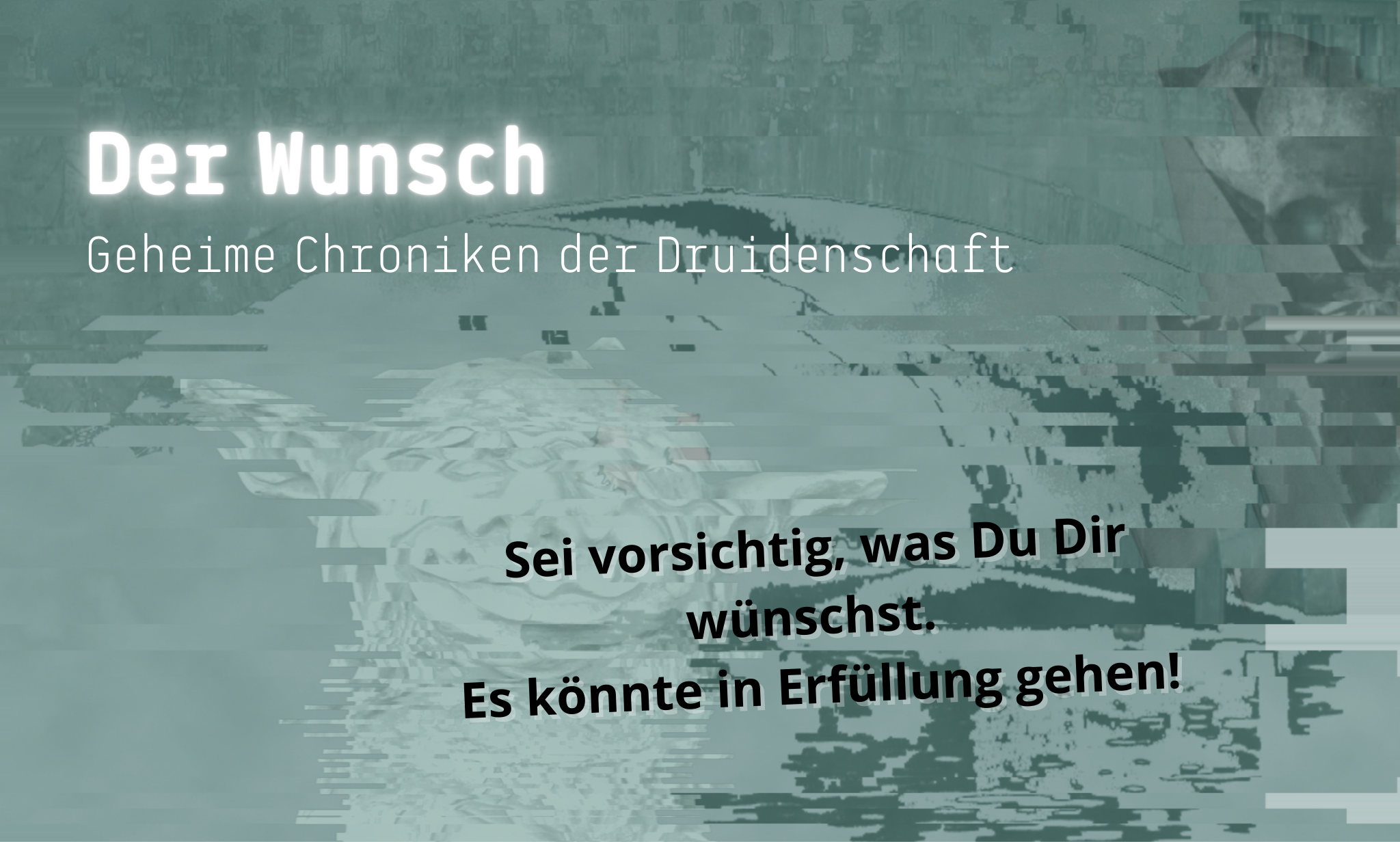 Wunsch Druidenschaft!